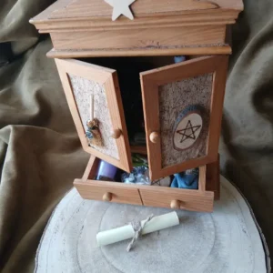 Gevuld pentagram kastje